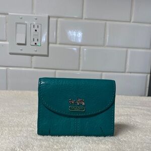 Vintage coach, leather wallet